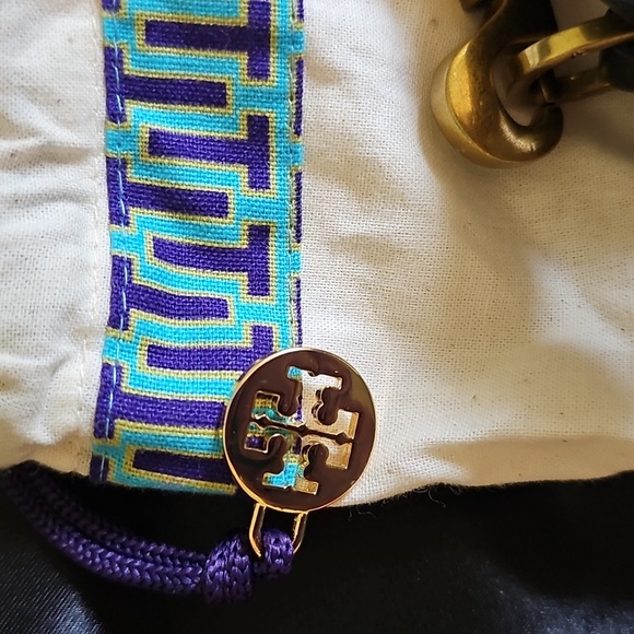 Tory Burch Black Leather Crossbody Bag EUC w/ Dust Bag! - Picture 13 of 14